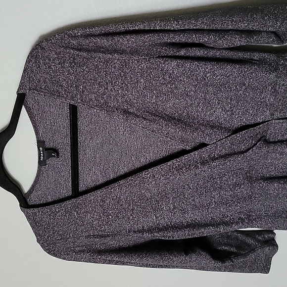 Torrid Goth Comfy Gray Faux Wrap Soft Stretch Surplice Dress Medium - Picture 3 of 8